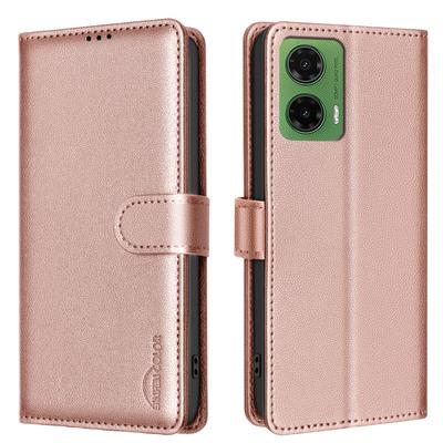 Deluxe Leather Flip Phone Case for Vivo Y38  Y200i  Y78/5G  Y03 Y35 Y27/4G  Y21 Y11 Y15 Y12 Case