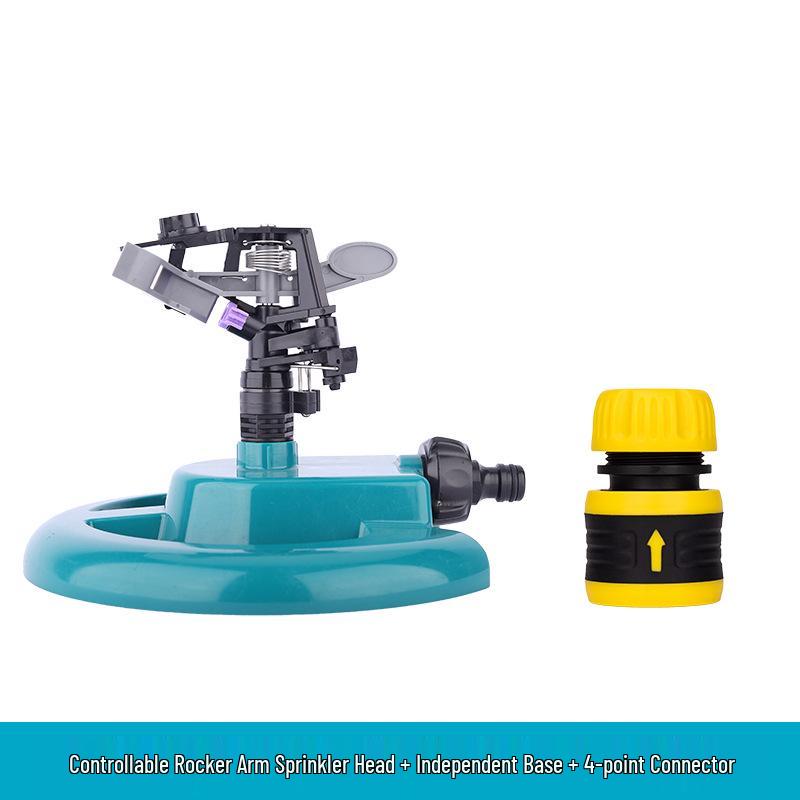 Adjustable 360° Rotating Rocker Arm Lawn & Garden Sprinkler