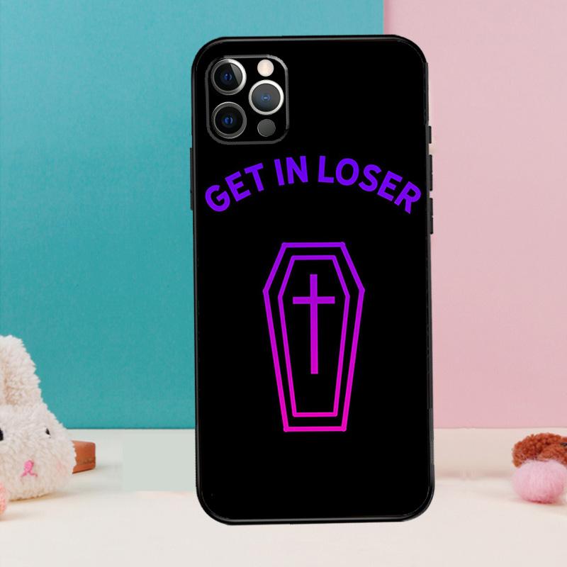 Skull Gothic Creepy Pastel Goth Phone Case For iPhone 16 15 14 13 12 11 Pro Max 12 13 mini XR 15 16 Plus 16e Cover Coque