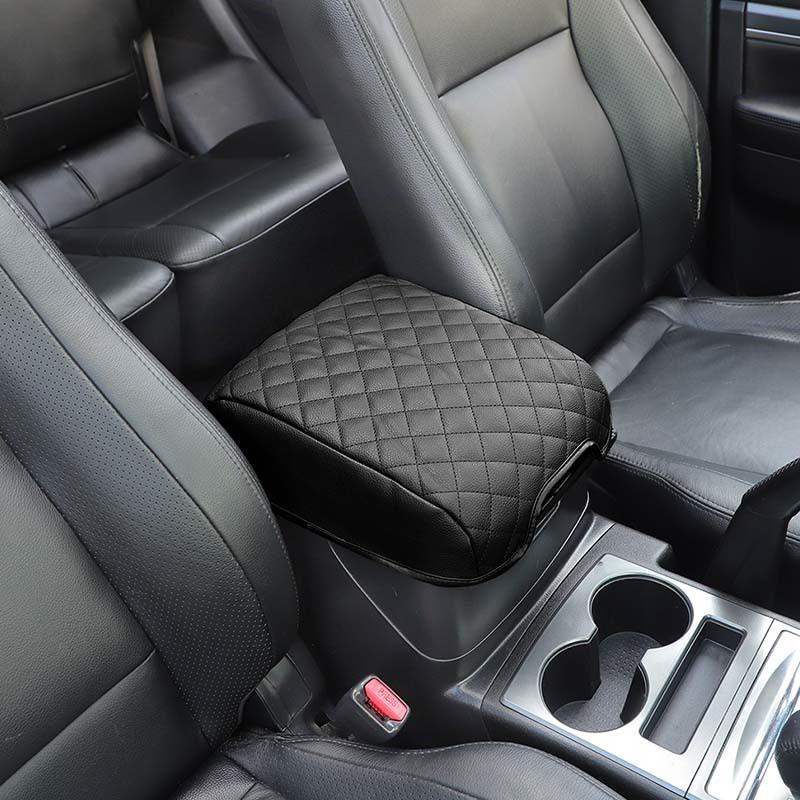 Leather Armrest Protective Cover Anti-Scratch Pad Decoritive Cover For Mitsubishi PAJERO 2007-2021  Car Interior Accessories