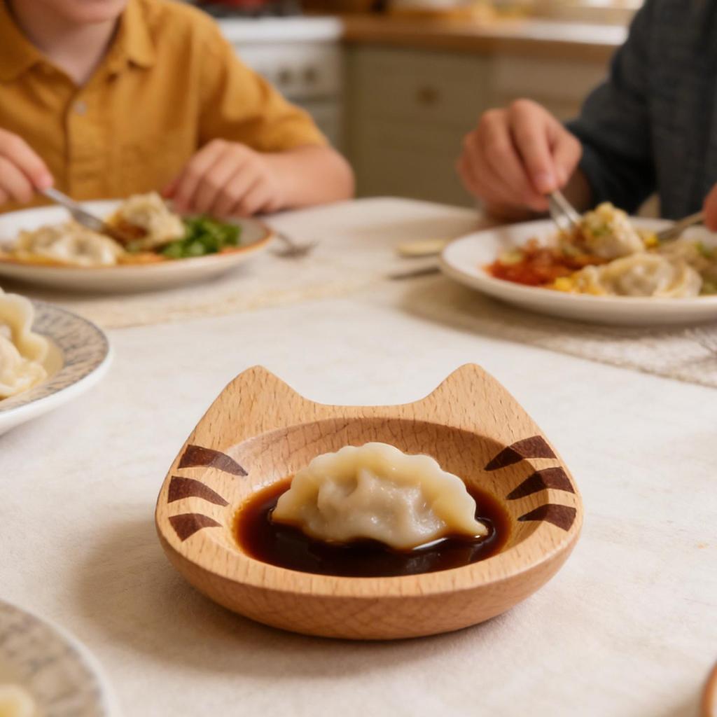 7x6.6cm Reusable Small Wooden Condiment Bowls Cute Mini Serving Dishes For Dessert Fruit Snack Charcuterie Appetizer Dip Sauce