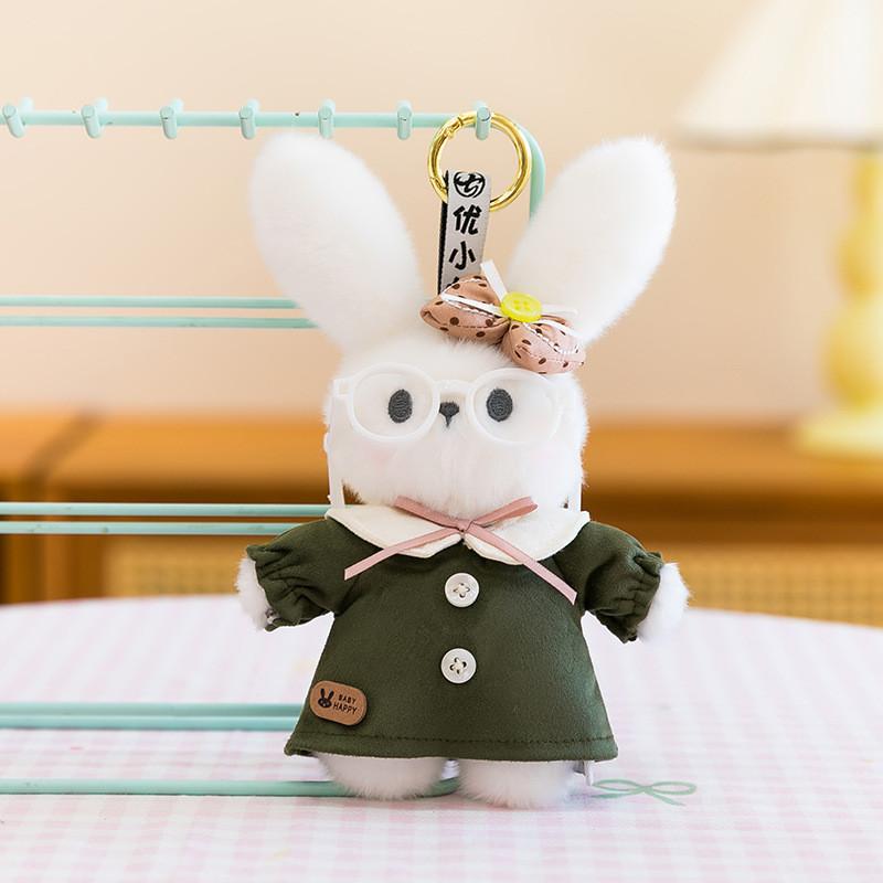 Cute Bunny Plush Backpack With Cartoon Design For Kids And Teens