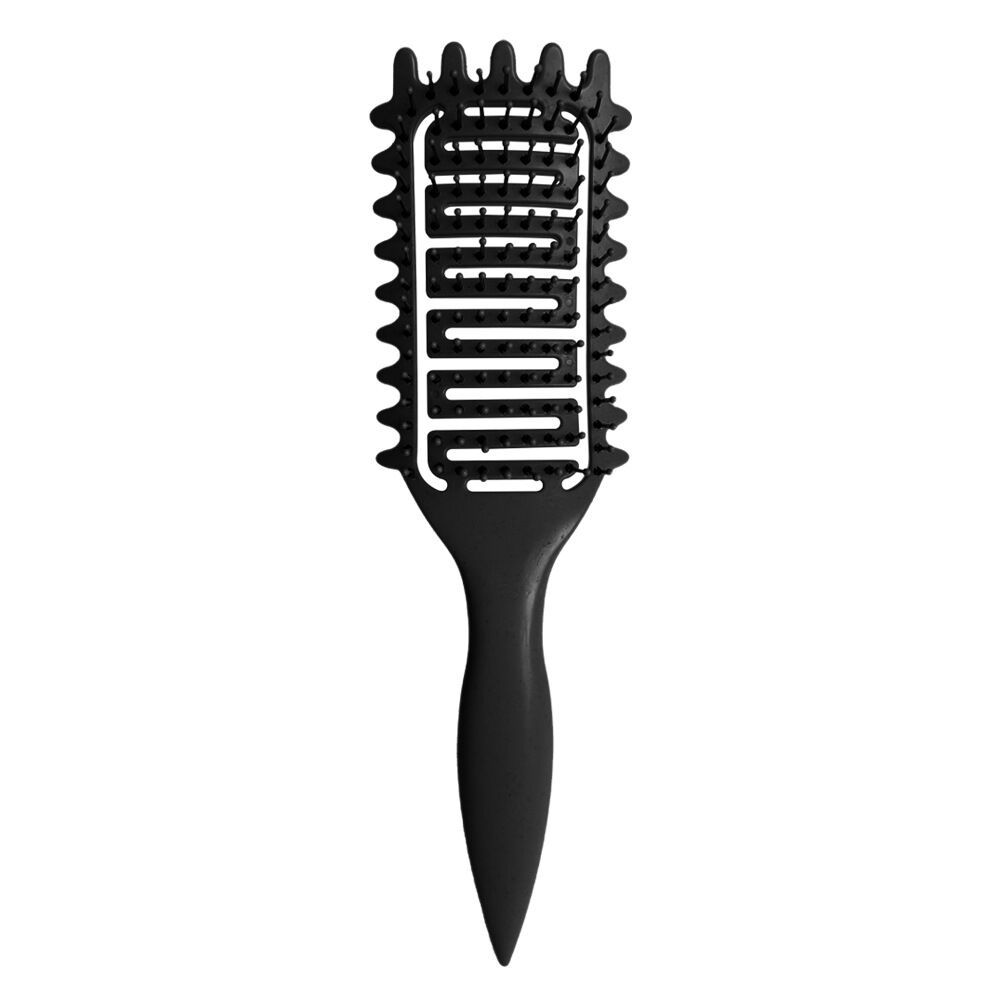 1Pc Curl Define Styling Brush Curling Comb Hair Massage Hairbrush for Salon Hairdressing Tools Reduces Pulling And Easy To Use