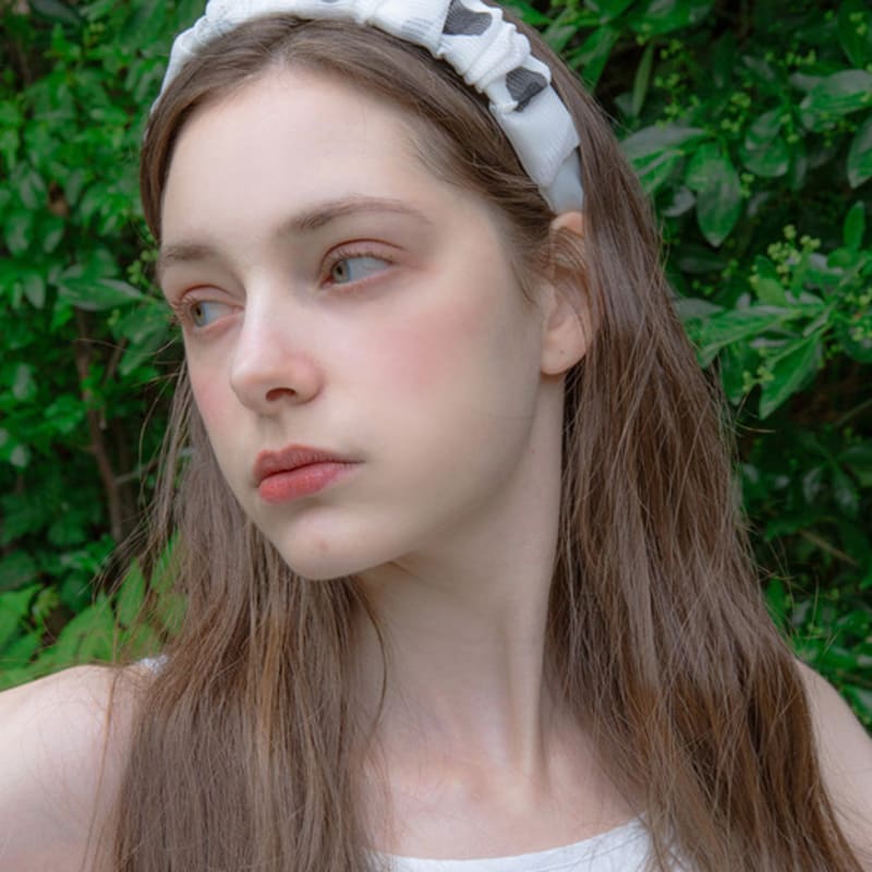 Jean Paul Clarisse Chiffon Dot Hairband JP-22-096HB