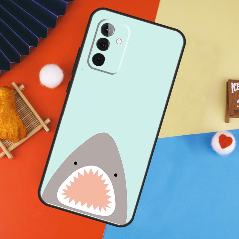 

Cartoon Shark Case For Samsung Galaxy A16 A26 A36 A56 A17 A55 A35 A15 A52 A32 A12 A53 A33 A13 A14 A34 A54 Samsung A15