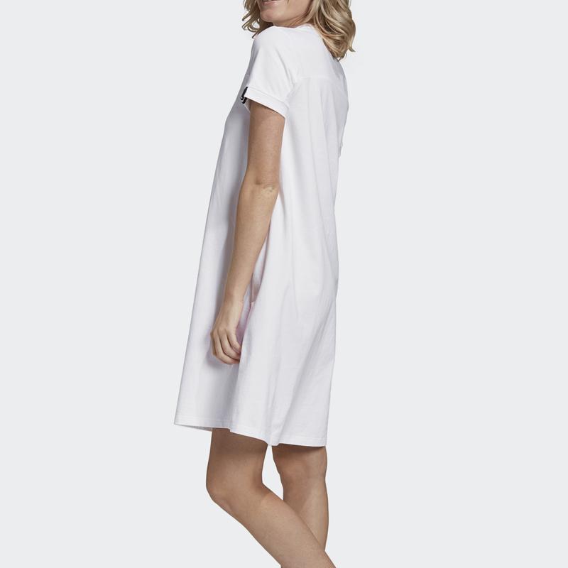 Adidas Originals RYV Dress Solid Color Vintage Sports Style Dress Women Dress White GJ6576