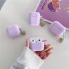 Lavender Purple Is Suitable for Apple AirPods 1 Generation Bluetooth Headset Protective Case Pro1 Headphone Case 1st Generation Soft Case New