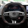 Car Steering Wheel Cover Wrap Holder for MG 5 7 Scorpio One Mulan 4 EV 2026 2026 Double D Type Steering-Wheel