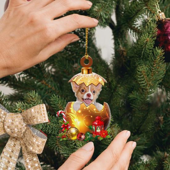 Juletre Valpeanheng med snor Gylneegg Design Akryl Juleoppheng Julegave Nyttår Festrekvisita