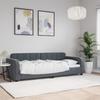 Daybed Dark Grey 80x200 Cm Velvet