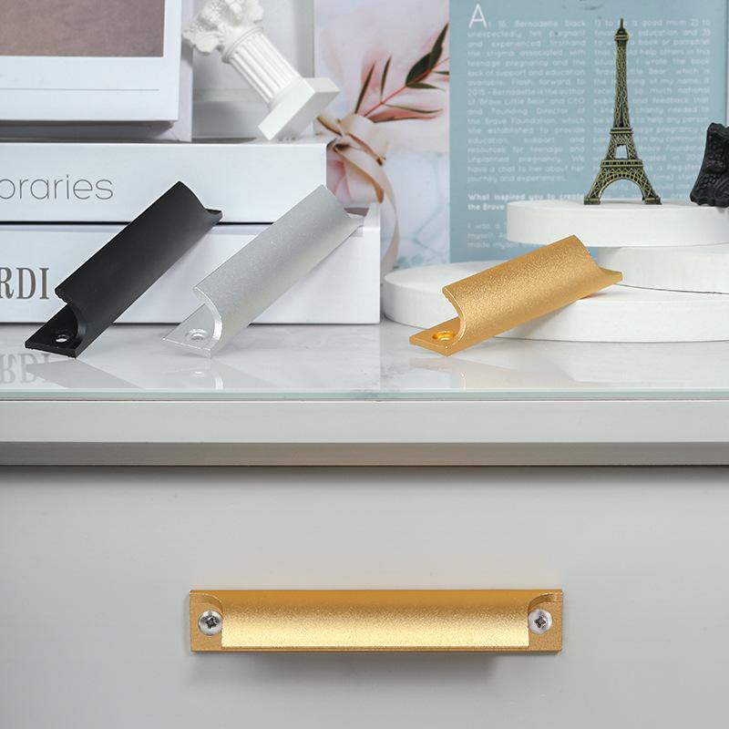 2-4pcs Screen Window Alloy Drawer Handle Solid Window Sliding Door Knob Furniture Handle & Knob Cabinet Handle Glass Pull