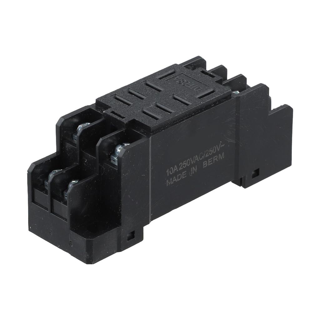 Compatible Relay Socket 8-Pin Socket Base For Electrical Equipment Industrial Equipment Usage 6.8 X 2.2 X 2.8cm