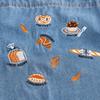 Fashion Retro Apron Artistic Design Korean Workwear Apron Durable Baking Apron  Milk Tea Shop