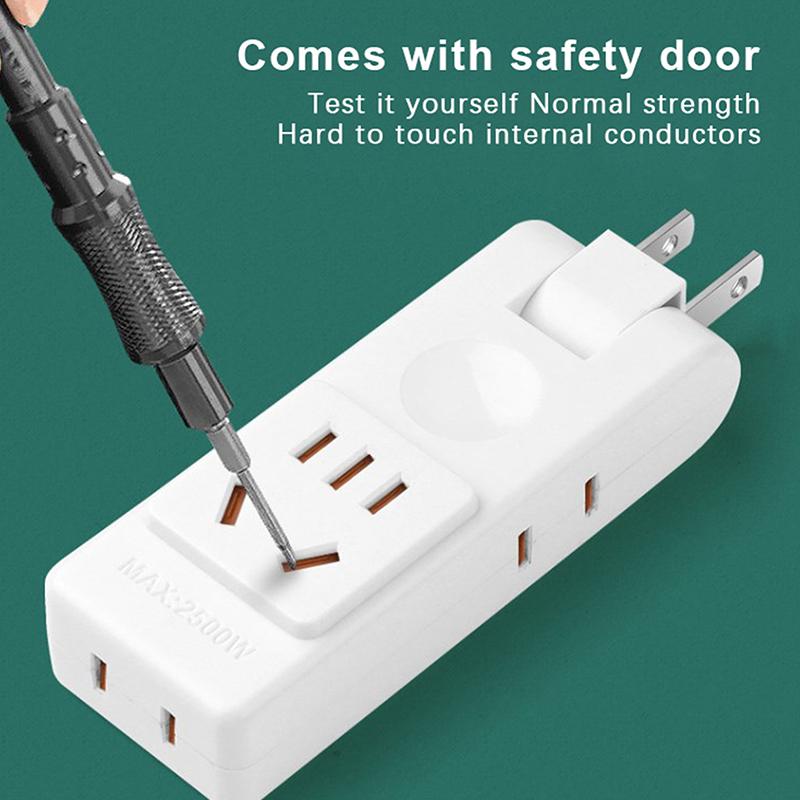 4 In 1 Us Electrical Socket Rotation Plug Adapter Wall Outlet Extension Travel Aadapter Portable Power Converter