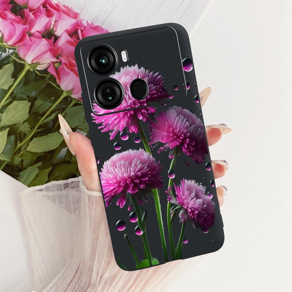 Coque Pour ITEL P40 Housse P662L Silicone Chat Mignon Mode Drôle Peinte Funda Pour P40 ITEL P 40 Coque de Téléphone