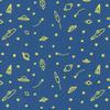 Paper - PAPERTREE - GALAXY - 50x70 Cm - 100g - Pack of 10 Sheets - Blue/Yellow