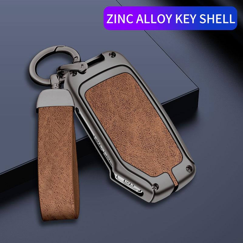 3/4 Button Car Key Case For Kia Gt Line Forte Seltos K3 K5 Sportage Ceed Soul Zinc Alloy Remote Control Key Case