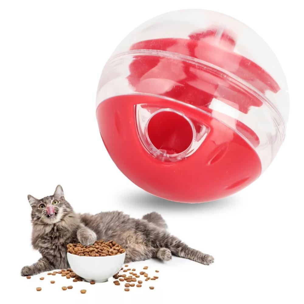 Cat Toys Cat Treat Dispensing Ball Interactive Pet Slow Feeder  Indoor Playing