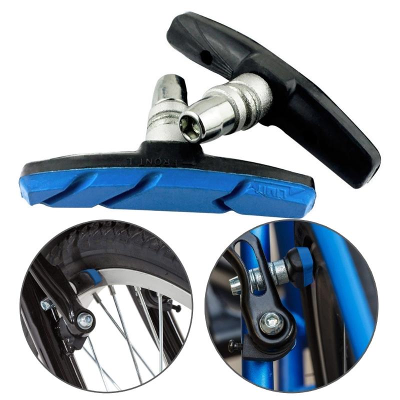 4Pcs Bikes Brake Pad Road Mountain Bicycles V-Brakes Block Shoe Noiseless
