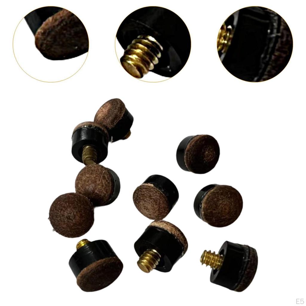 10 -piece Billiard Tips for Pool And Sandwich Signs, Screwed From The of