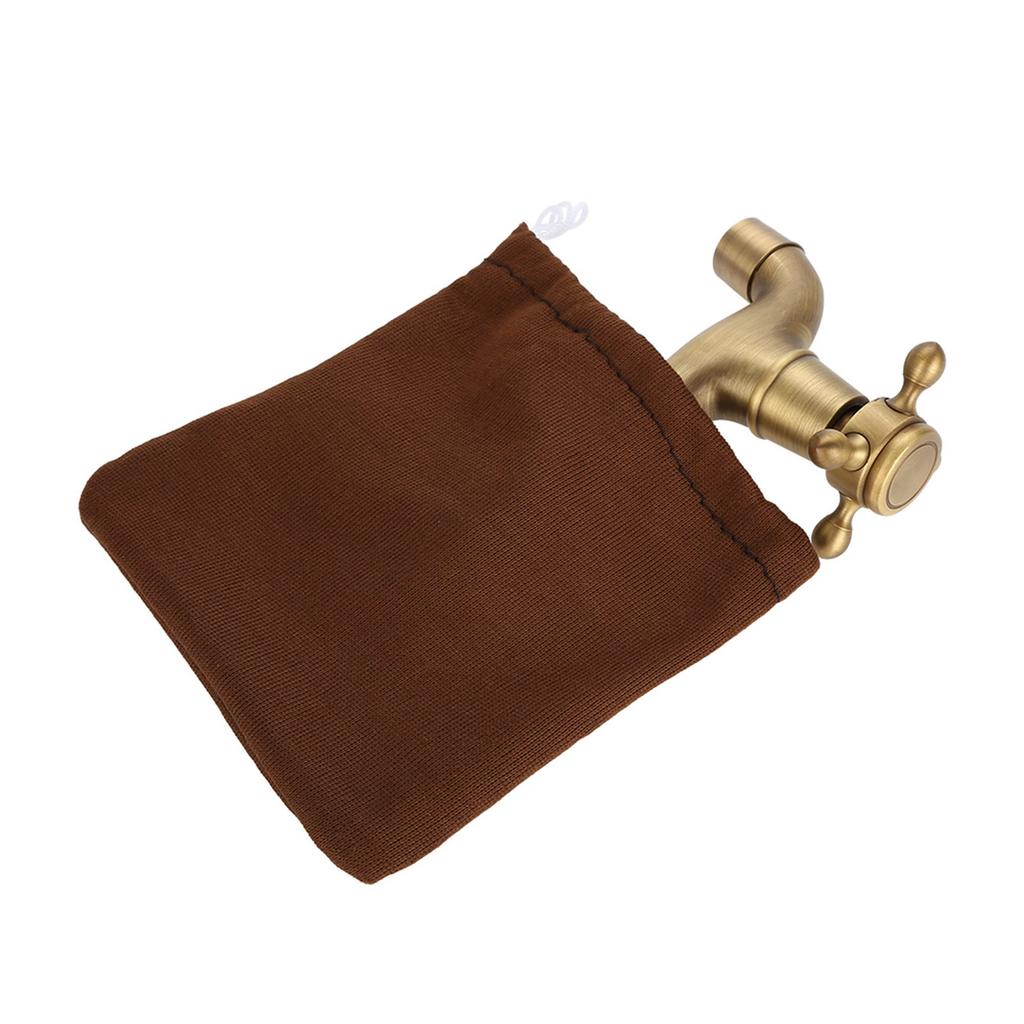 Wall Mounted Vintage   Brass Faucet Single Cold Water Tape for Kitchen Sink Mop Pool ( )