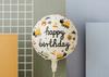 Happy Birthday Foil Balloon Construction Vehicles Excavator Birthday 45cm