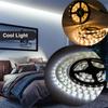 USB-betriebene monochrome Lichtleiste TV-Hintergrundschrank-Dekorationslichtleiste Flexibles Design