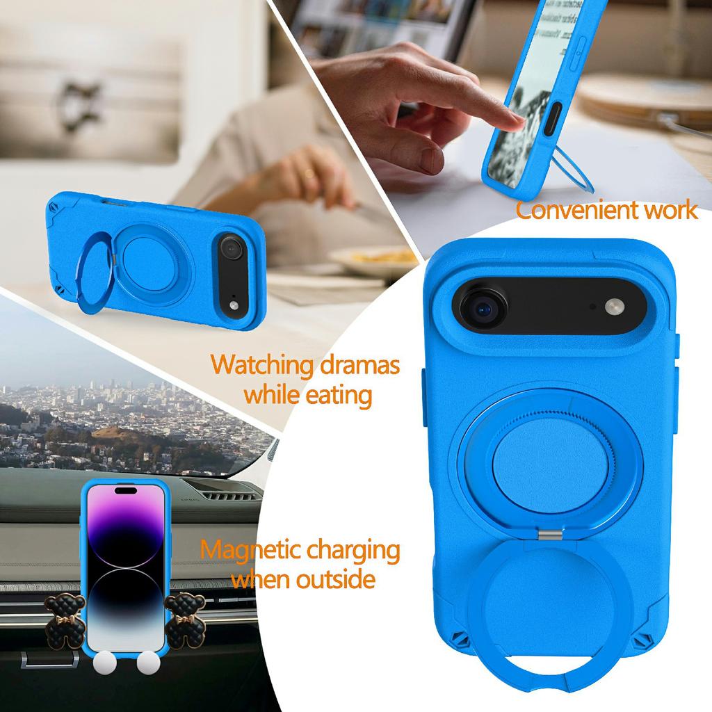 For iPhone Air EVA Phone Case Compatible with MagSafe Kickstand Protective Cover