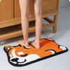 Corgi Bathroom Rug for Dog Lovers, Non-Slip 3D Corgi Rug, Ideal for Bathtub, Living Room, Soft, Absorbent, Durable Plush Rug, Machine Washable