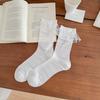 Lolita Lace Mid-Calf Hollow Ballet Socks - Cute JK Princess Style for Spring & Summer