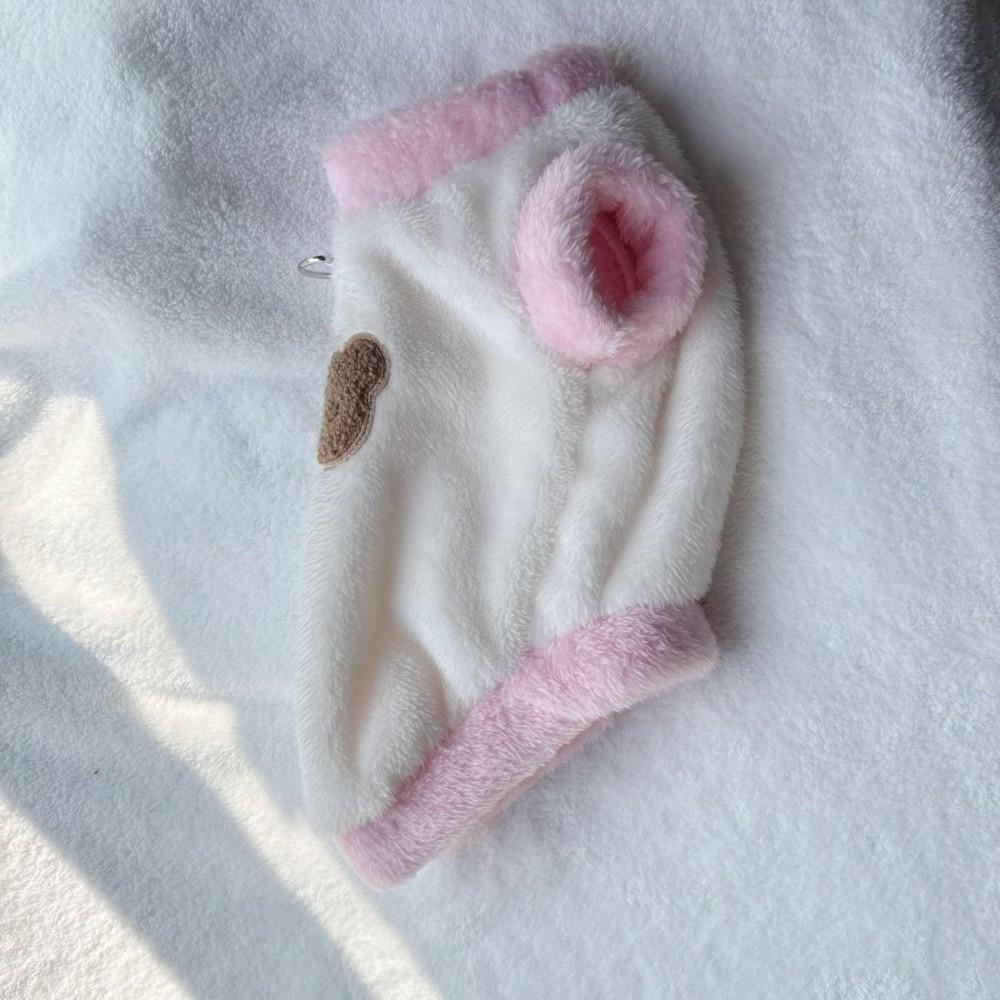 Teddy Style Dog Sweater Soft Plush Cat Hoodies New Puppy Winter Vest  Cold Weather