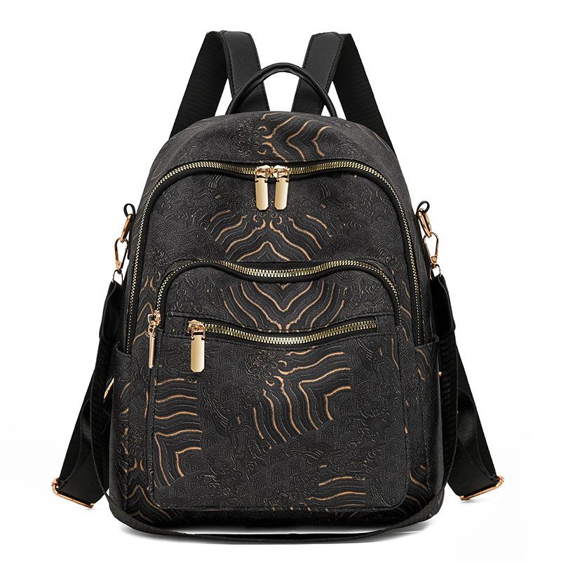 Fashionable Bag Women's Bag Chinese-style Single-shoulder Crossbody Backpack Student Schoolbag
