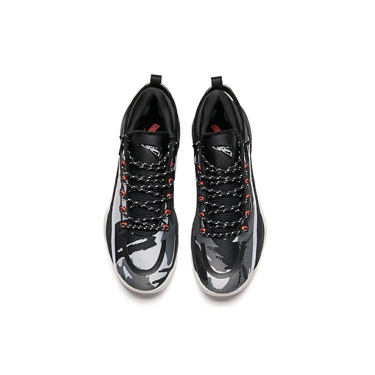 Anta UFO2.0 Celestial 2 High Top Basketball Shoes Men's Black Gray 112011608-3