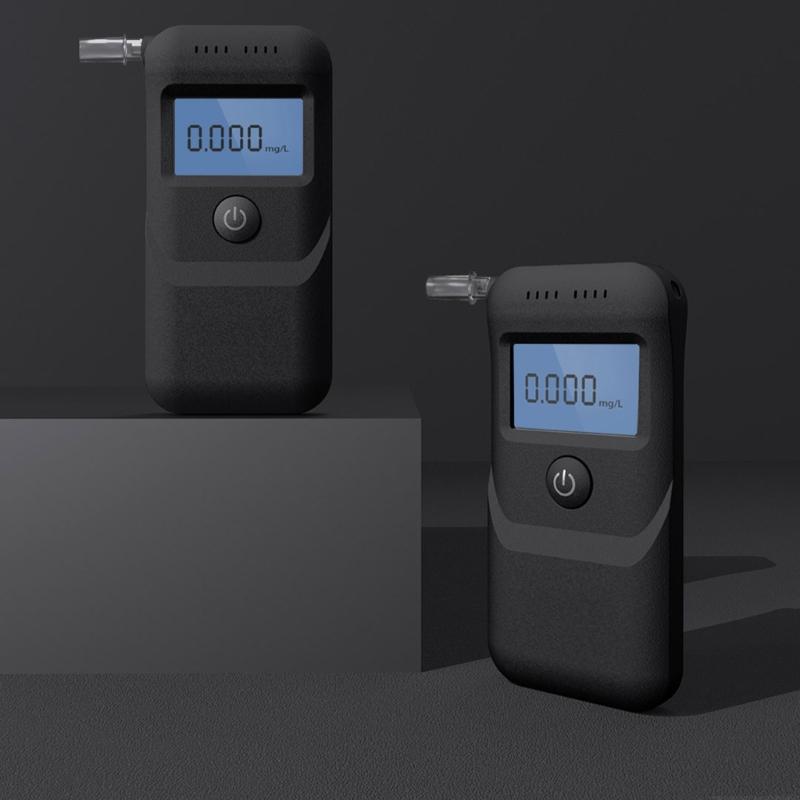 Professional Alcohol Tester with Digital Blue LCDDisplay High Precisions Alcohol Meter Accurate Promille Meter for Home