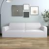 VidaXL Stretch Sofa Cover 2-Seater White Polyester Jersey 332950