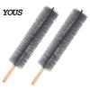 Energy Efficient Dust Brush Fan Cleaning Brush, Reusable Collector, Non-Detachable Bendable Design, Cobweb Remover Multifunctional Removal for Blinds