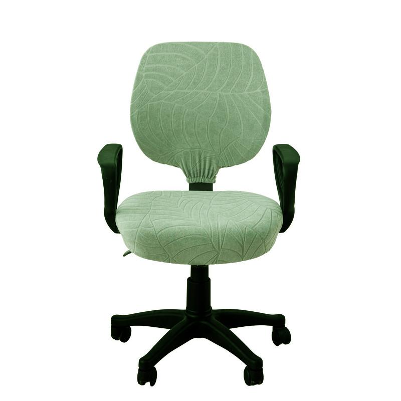 Spandex Dehnbarer Schreibtisch Bürostuhlbezug Waschbares Kissen Haustierschutz Universal Computerstuhl Überzug