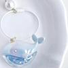 Adorable Whale Keychain Gradual Color Changing Pendant For Decoration