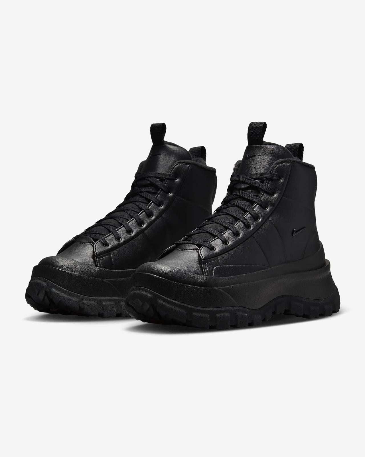 FQ9065-002 Nike Blazer Mid Roam Black University Red (Women s) 5W