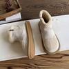 Anti-slip Snow Boots, Women's Ankle Boots, Flat, Fleece and Thickened Cotton Shoes, Warm Shoes