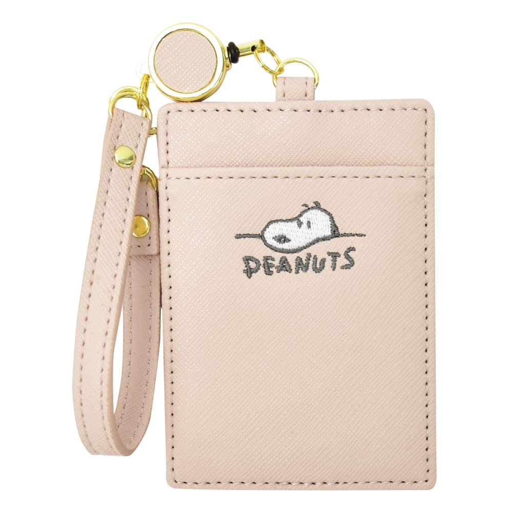 

Pass Case Pass Case with 2 Reels for College High School Commuting to Work or Stylish 0060 Beige [Snoopy] Women, Students, Students, Children, School,