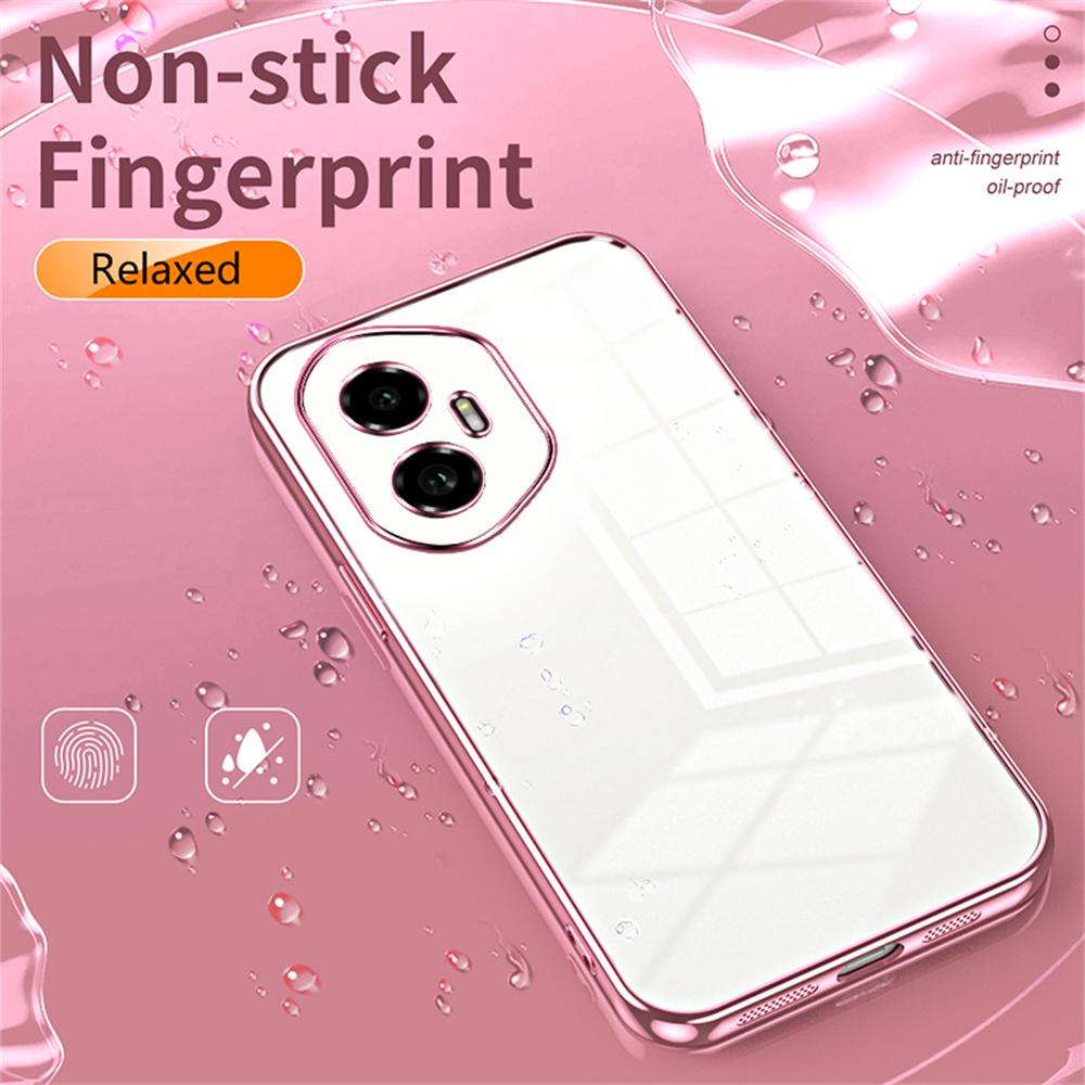 For Honor 300 Case Electroplating Frame Soft TPU Phone Cover