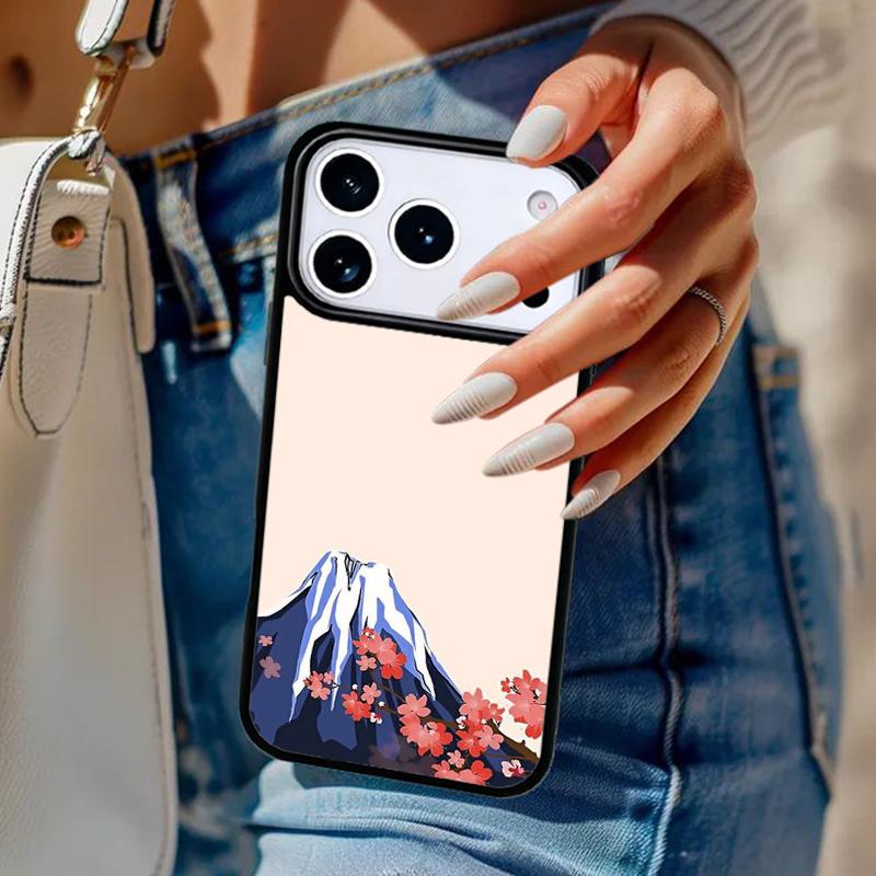 Mount Fuji Phone Case For iPhone 17 Air 14 15 13 12 Max Cover For Apple 16e 11 Pro Max Plus Coque
