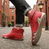 Men'S High Leather Lightweight Boots Comfortable Breathable Loafers Non Slip Sole For Walking Training Suitable Couples Boots