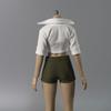 HAMRETHYPPZ 1/6 Scale Costumes for 1/6 Scale Figures, Female Band Shirts, Gal Tops, and Sexy Outfits (Body, Head, and Shoes Not Included)