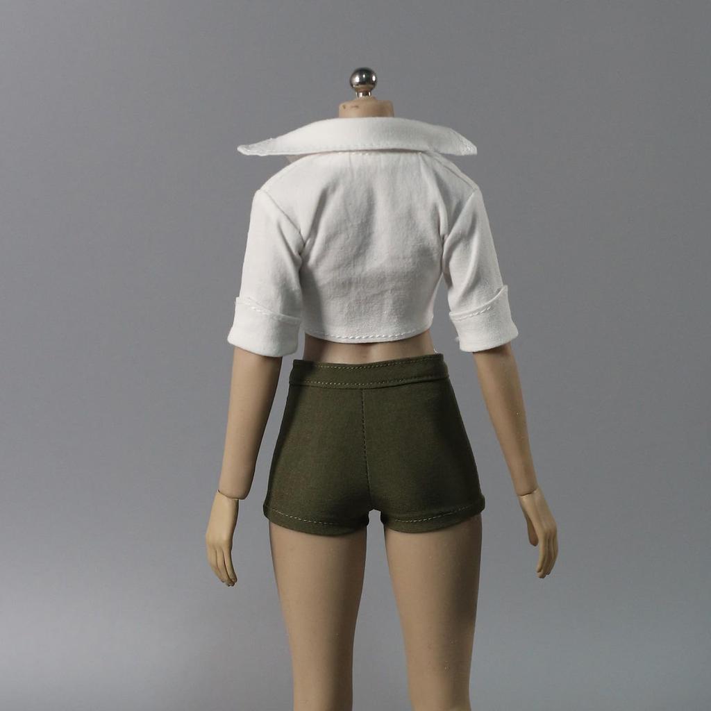 HAMRETHYPPZ 1/6 Scale Costumes for 1/6 Scale Figures, Female Band Shirts, Gal Tops, and Sexy Outfits (Body, Head, and Shoes Not Included)