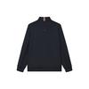 FILA Sports Logo Casual Knitted Jacket Men jackets Legendary-Blue F11M211508F-NV