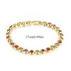 Waterproof Luxury Gold Color  Bangle Handmade Round Shape Cuff Bracelet  Female Lady Girl