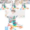 Colorful Electric Frog Adventure Game For Fun Interactive Dinosaur Feeding Play