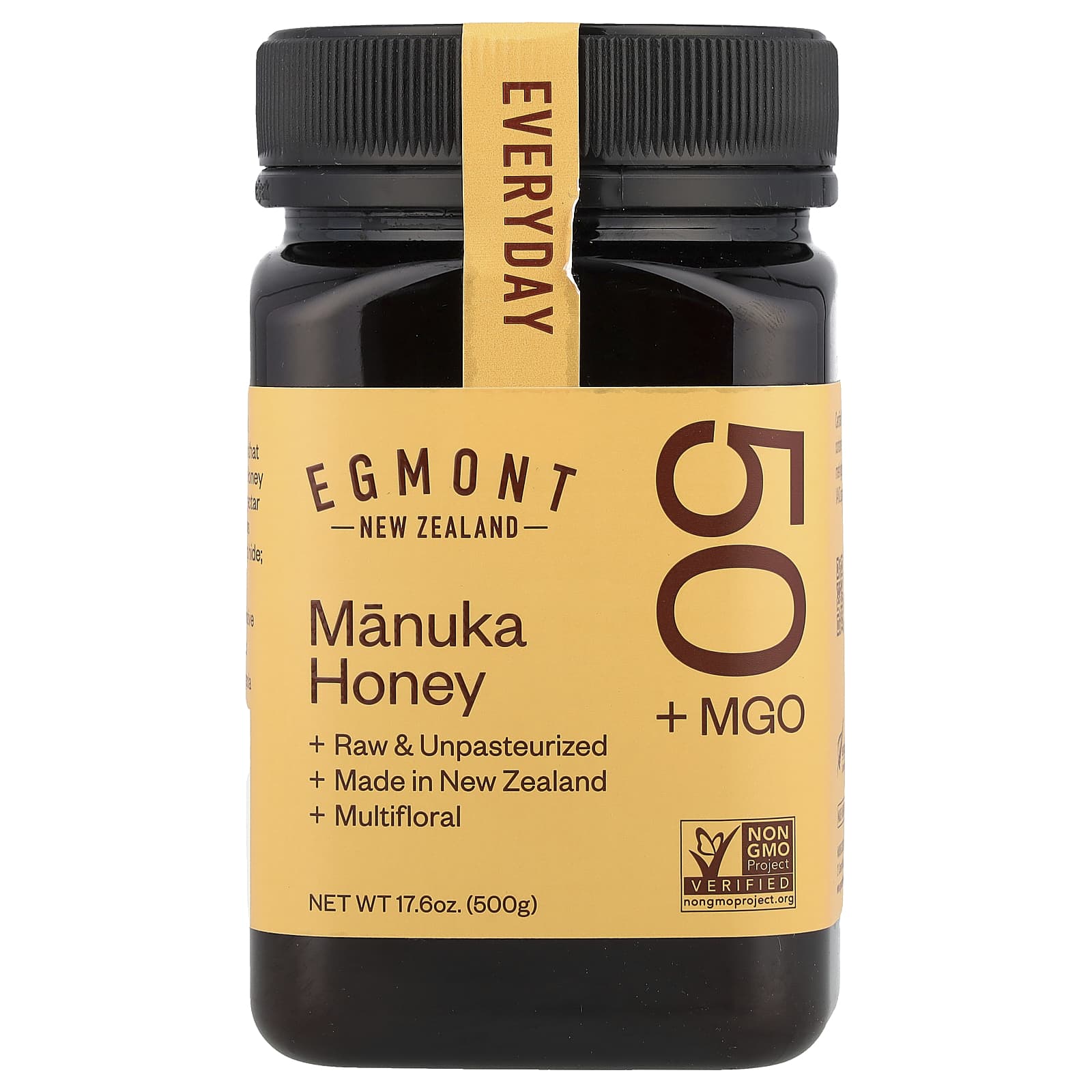 

Manuka Honey, Raw and Unpasteurized Honey, Mgo 50+, 500G(17.6Oz)